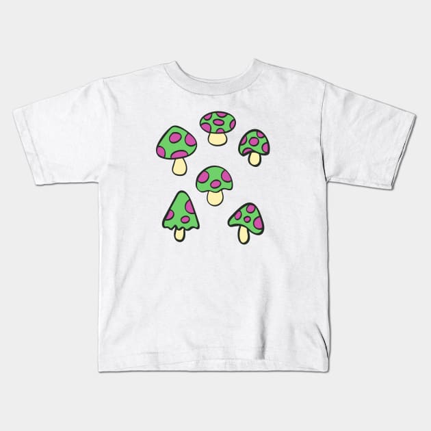 Most Toxic Mushroom in Existance Kids T-Shirt by Nicheek